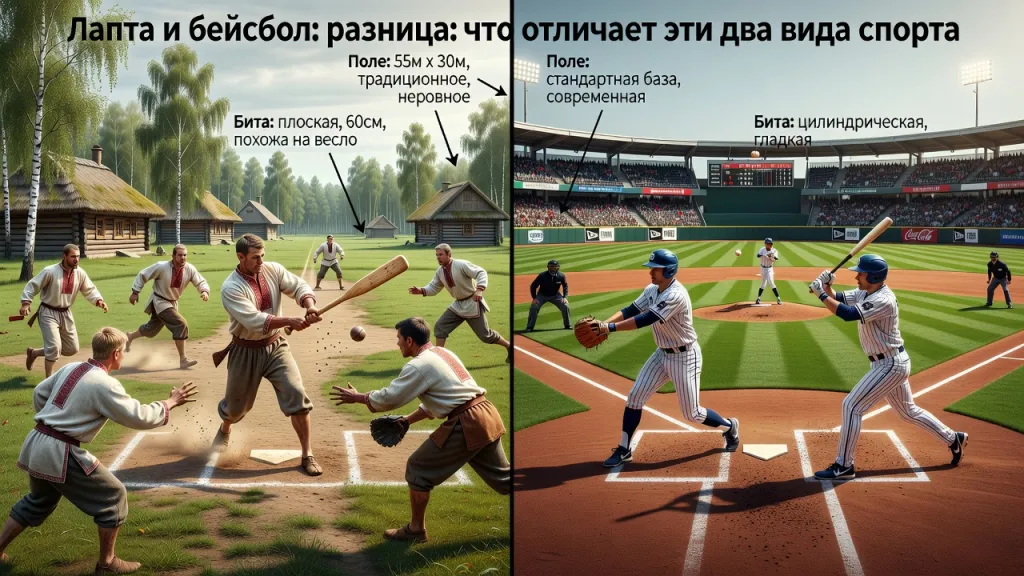 Лапта и бейсбол разница: что отличает эти два вида спорта
